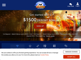 'allslotscasino.com' screenshot