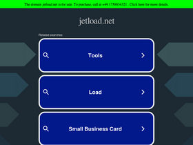 'jetload.net' screenshot