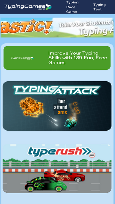 Racing Typing Games - Typing Games Zone