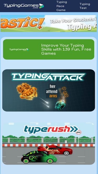 Run Race TypeRush Typing Gaming 