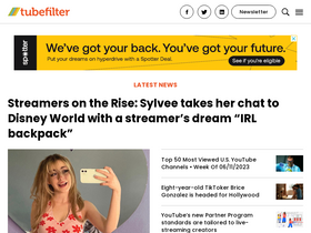 'tubefilter.com' screenshot