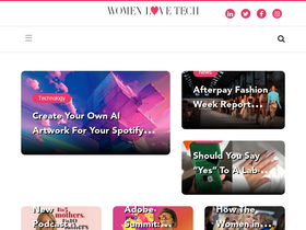 'womenlovetech.com' screenshot