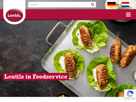 'lentils.org' screenshot