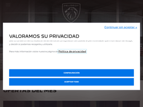 'peugeot.com.mx' screenshot