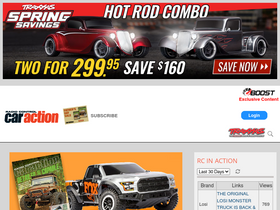 'rccaraction.com' screenshot