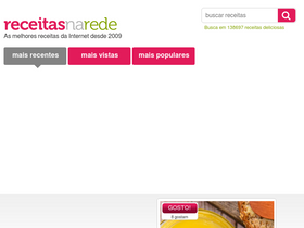 'receitasnarede.com' screenshot