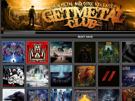 'getmetal.club' screenshot