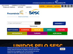 'sesc.ms' screenshot