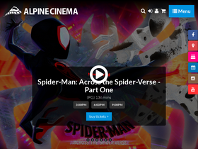 'alpinecinemas.com' screenshot