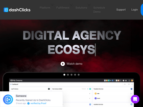 'dashclicks.com' screenshot