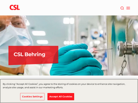 'cslbehring.com' screenshot