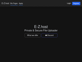 'e-z.host' screenshot