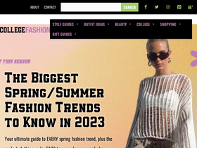 'collegefashion.net' screenshot