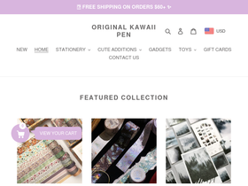 originalkawaiipen.com homepage screenshot