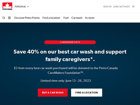 'petro-canada.ca' screenshot