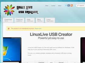 'linuxliveusb.com' screenshot