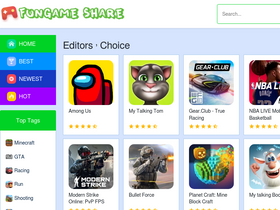 'fungameshare.com' screenshot