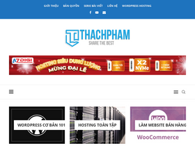'thachpham.com' screenshot
