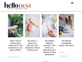 'hellonest.co' screenshot