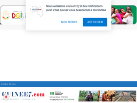 'guinee7.com' screenshot