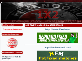 'feyenoord1x2.com' screenshot