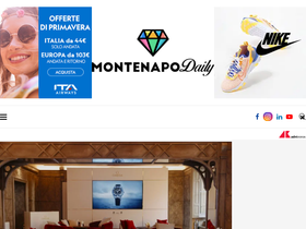 'montenapodaily.com' screenshot