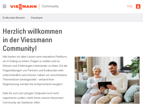 'viessmann-community.com' screenshot