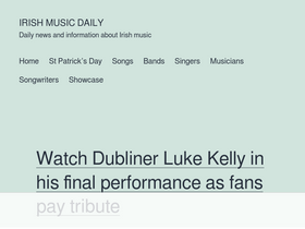 'irishmusicdaily.com' screenshot