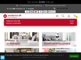 'moderno.dk' screenshot