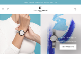 pierrecardinwatches.com homepage screenshot