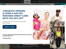'oldnavy.com' screenshot