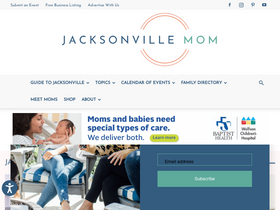 'jacksonvillemom.com' screenshot