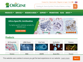 'origene.com' screenshot