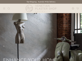 venetianplastershop.com.au homepage screenshot