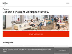 'myregus.com' screenshot