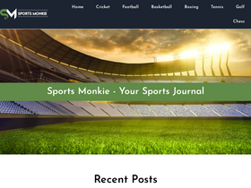 'sportsmonkie.com' screenshot