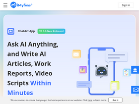 'imyfone.com' screenshot