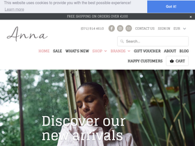 annafashionandlifestyle.com homepage screenshot