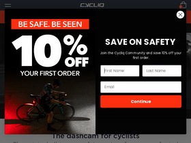 'cycliq.com' screenshot