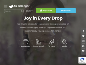 'aams.airselangor.com' screenshot