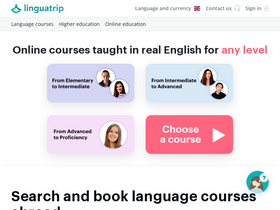 'linguatrip.com' screenshot