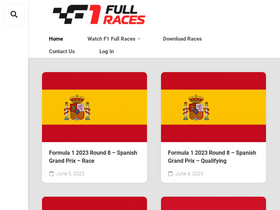 'f1fullraces.com' screenshot