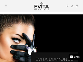 evitadiamonds.com homepage screenshot