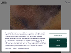 'buchi.com' screenshot