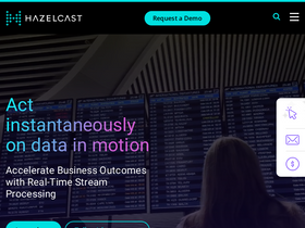 'hazelcast.com' screenshot