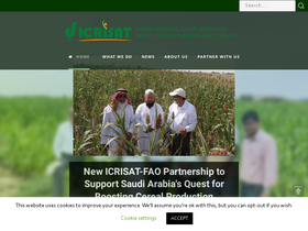 'icrisat.org' screenshot