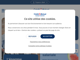 'creditmutuel-epargnesalariale.fr' screenshot