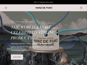 'hanzdefuko.com' screenshot