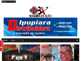 'boquiraemacao.com.br' screenshot