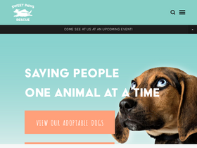 'sweetpawsrescue.org' screenshot